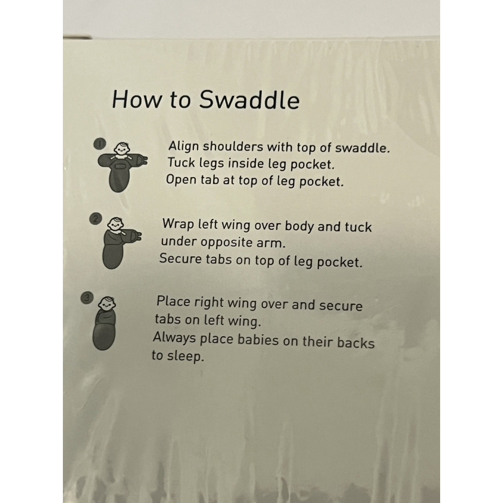 Baby Swaddle Blanket 3 Pack Organic Cotton 0-3 Months NEW & SEALED! - Picture 4 of 4